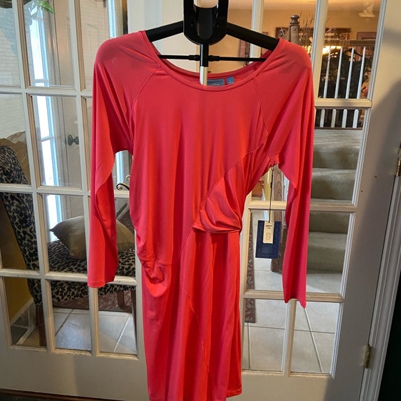 Simply Vera 3/4 Sleeve Pink Dress Size L - Picture 1 of 9